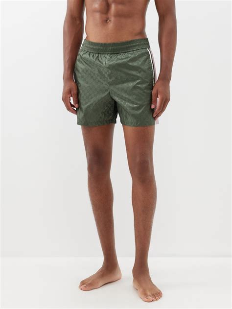 gucci green swim shorts|Gucci bikini gg.